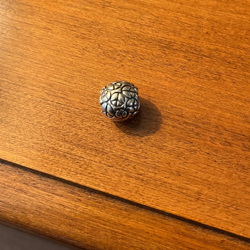Pandora Silver Peace Sign Charm